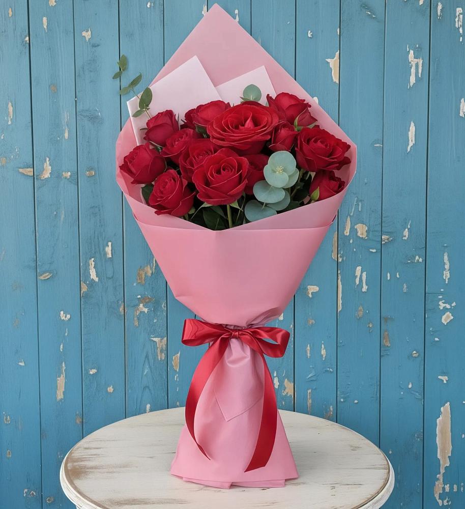 Букет цветов из: Розы в Ладожской