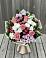 Букет цветов из: Альстромерии, Гвоздики, Розы и Хризантемы в Ладожской