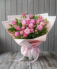 Букет Розовый кустик в Ладожской