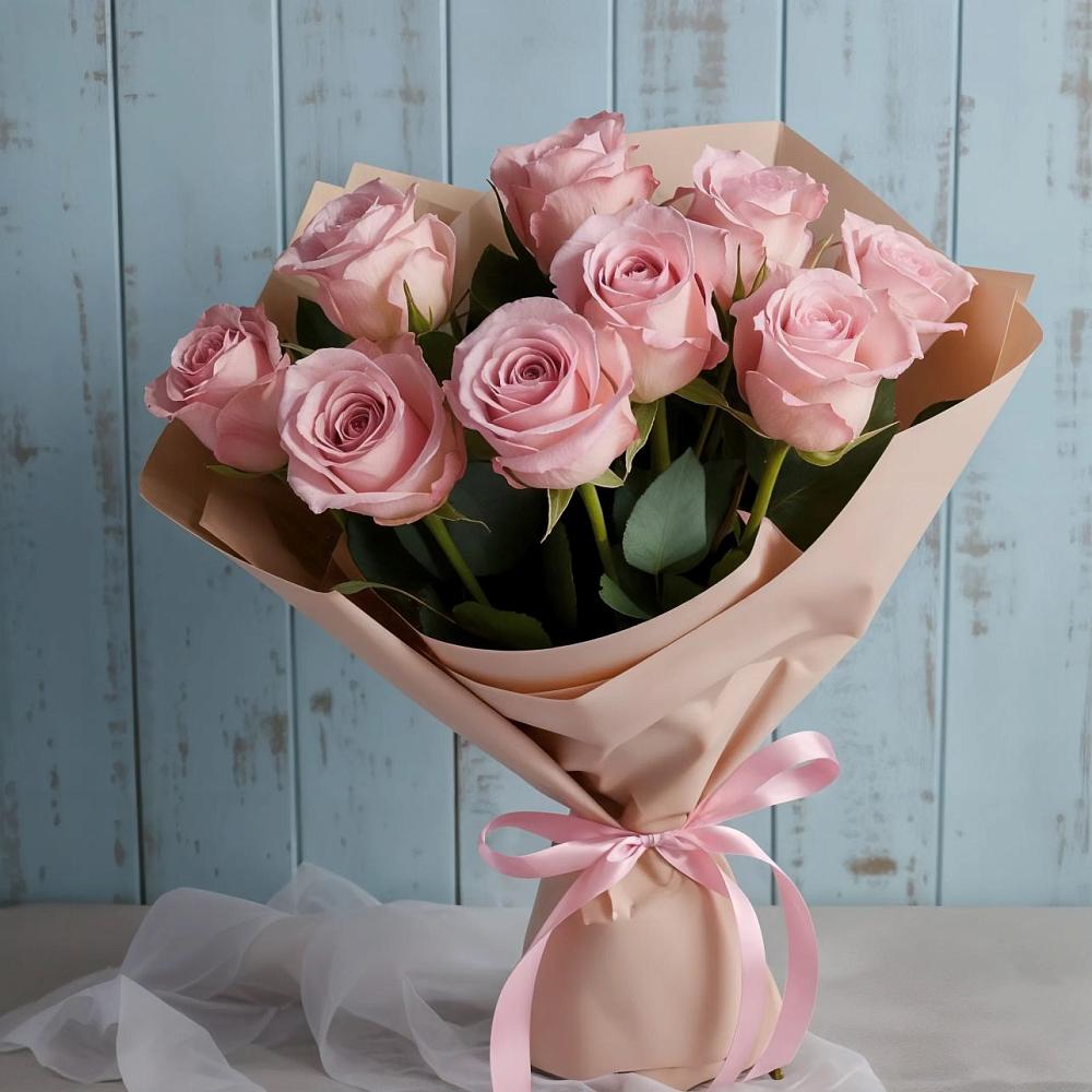 Букет цветов из: Розы в Ладожской