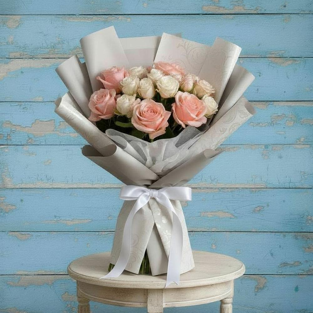 Букет цветов из: Розы в Ладожской