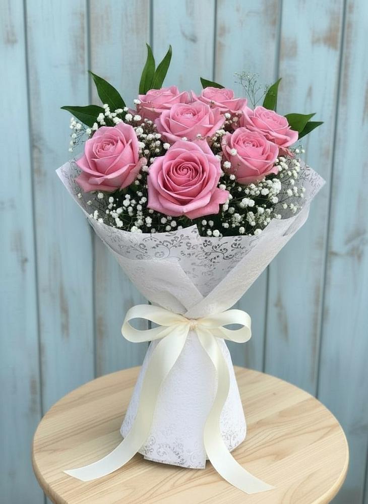 Букет цветов из: Розы в Ладожской
