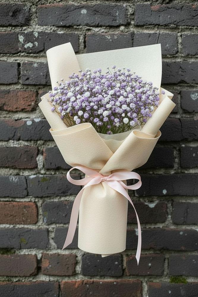 Букет цветов из: Гипсофила в Ладожской