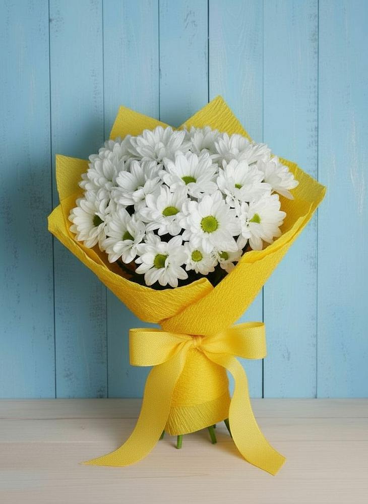 Букет цветов из: Хризантемы в Ладожской