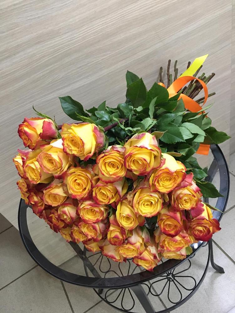 Букет Желтые розы в Ладожской