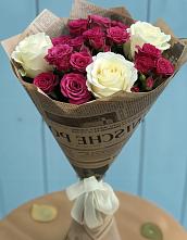 Букет цветов из:  Розы в Ладожской