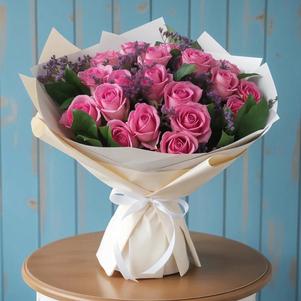 Букет цветов из: Розы в Ладожской