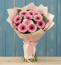 Букет цветов из:  Герберы в Ладожской